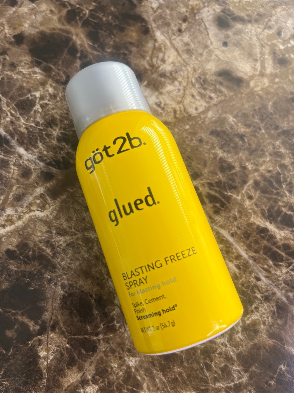 got2b Glued Blasting Freeze Spray - Bright Yellow Can